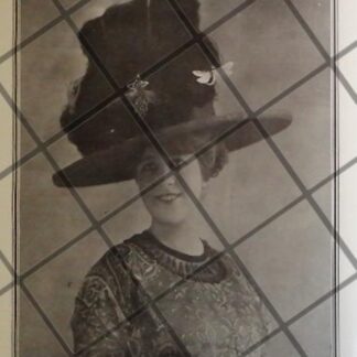 CARTEL ANTIGUO 1910 SOMBRERO DAMA. CASA FELIX DE PARIS /10