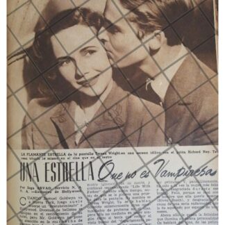AFICHE RETRO LA ACTRIZ TERESA WRIGHT 1944