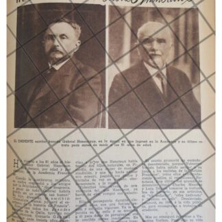 AFICHE RETRO MUERE GABRIEL HANOTAUX 1944