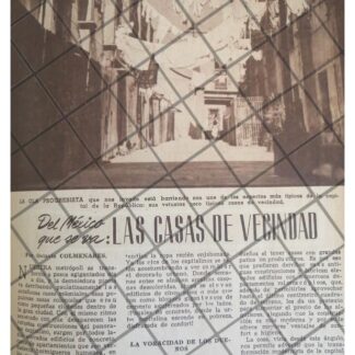 AFICHES RETRO LAS VECINDADES DEL D.F 1944