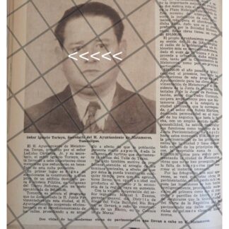 AFICHE RETRO IGNACIO TORTEYA 1944 MATAMOROS