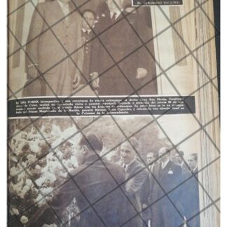 AFICHE RETRO RAMON GRAU SAN MARTIN EN MEXICO 1944