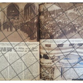 AFICHE RETRO DESFILE MILITAR DE CADETES 1944