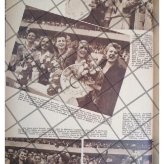 AFICHE RETRO ARTISTAS EN HIPODROMO DE LAS AMERICAS 1944