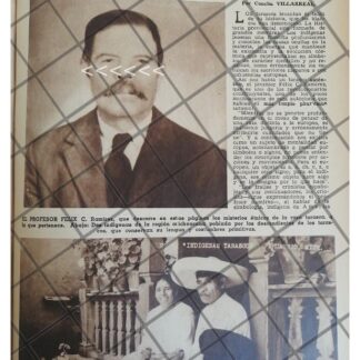 AFICHE RETRO FELIX C. RAMIREZ Y LOS TARASCOS 1944