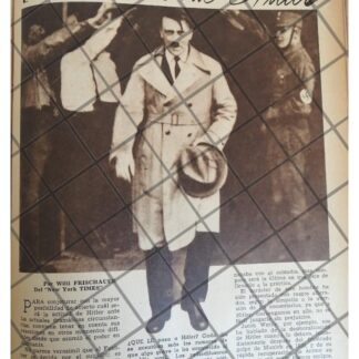 AFICHES RETRO ESPECULAN LOCURA DE HITLER 1944