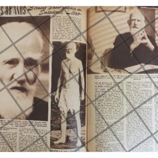 AFICHES RETRO BERNARD SHAW A SUS 88 AÑOS 1944
