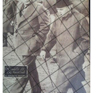 AFICHE ANTIGUO. DWIGHT EISENHOWER Y WINSTON CHURCHILL