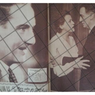 AFICHE RETRO EL ACTOR PAUL LUKAS 1944