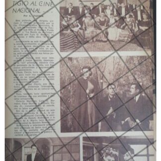 AFICHE RETRO FILMAN PELICULA. EL ROSARIO 1944