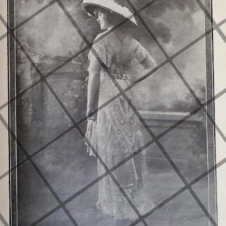 CARTEL ANTIGUO 1910 VESTIDOS DE LUJO CASA FELIX DE PARIS 11