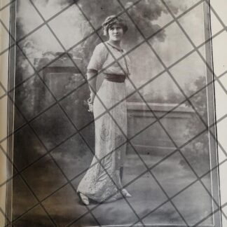 CARTEL ANTIGUO 1910 VESTIDOS DE LUJO CASA FELIX DE PARIS 13