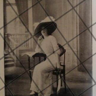 CARTEL ANTIGUO 1910 VESTIDOS DE LUJO CASA FELIX DE PARIS 16