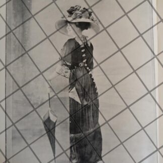 CARTEL ANTIGUO 1910 VESTIDOS DE LUJO CASA FELIX DE PARIS 19