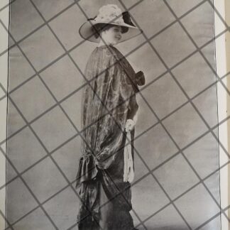 CARTEL ANTIGUO 1910 VESTIDOS DE LUJO CASA FELIX DE PARIS 25