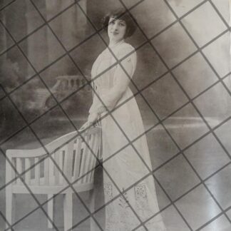 CARTEL ANTIGUO 1910 VESTIDOS DE LUJO PARIS 27