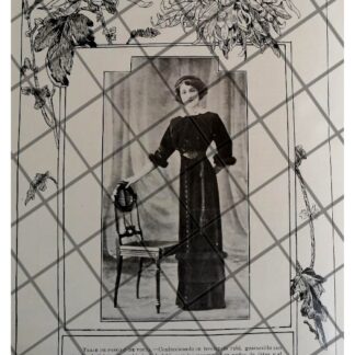 CARTEL ANTIGUO 1910 VESTIDOS -45