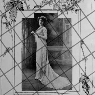 CARTEL ANTIGUO 1910 VESTIDOS -47