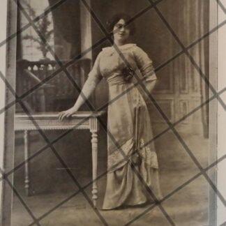 CARTEL ANTIGUO 1910 VESTIDOS DE LUJO CASA FELIX DE PARIS 6