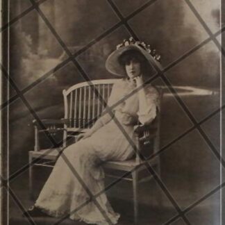 CARTEL ANTIGUO 1910 VESTIDOS DE LUJO CASA FELIX DE PARIS 8