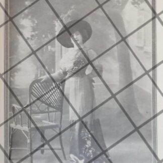 CARTEL ANTIGUO 1910 VESTIDOS DE LUJO CASA FELIX DE PARIS 9