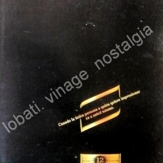 CARTEL ANTIGUO ORIGINAL DE WHISKY JHONNIE WALKER BLACK LABEL 1980s /10