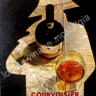 CARTEL ANTIGUO ORIGINAL DE COGNAC COURVOISIER NAPOLEON 1967 /V253