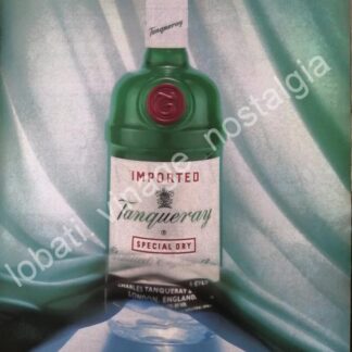 CARTEL ANTIGUO ORIGINAL DE GINEBRA TANQUERAY 1980s /V317