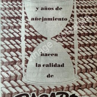 CARTEL ANTIGUO ORIGINAL DE RON BACARDI 1955 -18