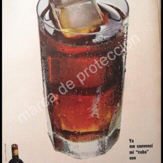 CARTEL ANTIGUO ORIGINAL DE RON POTOSI 1965 / DESTILERIA HUASTECA -2