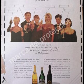 CARTEL ANTIGUO ORIGINAL DE VINOS FREIXENET 1995