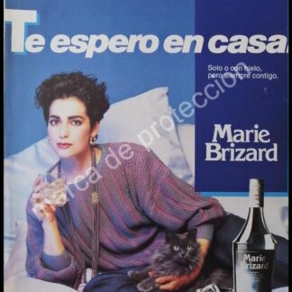 CARTEL ANTIGUO ORIGINAL DE VINOS MARIE BRIZARD 1990s / ESPAÑA