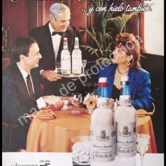 CARTEL ANTIGUO ORIGINAL DE ANIS. CHINCHON DE LA ALCOHOLERA 1980s /3