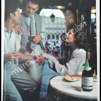 CARTEL ANTIGUO ORIGINAL DE VINOS RIOJA CAMPO VIEJO 1980s