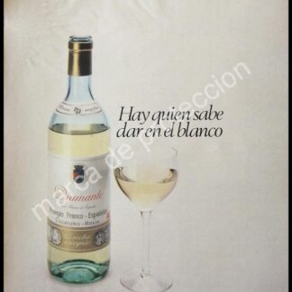 CARTEL ANTIGUO ORIGINAL DE RIOJA DIAMANTE 1980s. BODEGAS FRANCO ESPAÑOLAS