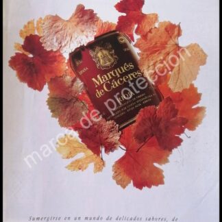CARTEL ANTIGUO ORIGINAL DE VINOS. RIOJA MARQUES DE CACERES 1990s /4