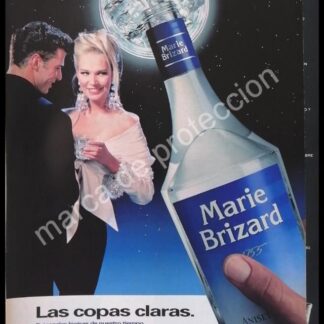 CARTEL ANTIGUO ORIGINAL DE VINOS MARIE BRIZARD 1980s /2