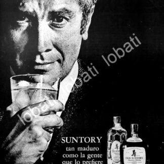 CARTEL ANTIGUO ORIGINAL DE VINOS. WHISKY SUNTORY 1969 /537