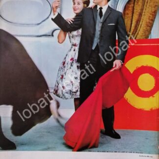 CARTEL ANTIGUO ORIGINAL DE GUILLERMO MURRAY Y VINOS CINZANO VERMOUTH 1960s /464 FEP