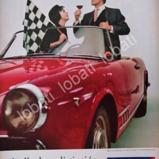 CARTEL ANTIGUO ORIGINAL DE GUILLERMO MURRAY Y VINOS CINZANO VERMOUTH 1960s /412 FEP