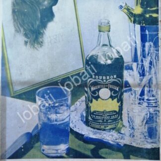 CARTEL ANTIGUO ORIGINAL DE VINOS. BOURBON WATERFILL & FRAZER 1920s /586 SUPER RARO