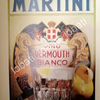 CARTEL ANTIGUO ORIGINAL DE VINOS MARTINI VERMOUTH 1960s /388