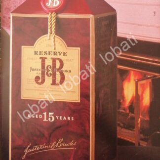CARTEL ANTIGUO ORIGINAL DE VINOS. WHISKY J&B 1980s /561