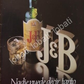 CARTEL ANTIGUO ORIGINAL DE VINOS. WHISKY J&B 1980s /559