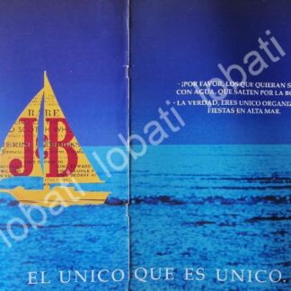 CARTEL ANTIGUO ORIGINAL DE VINOS. WHISKY J&B 1993 /558