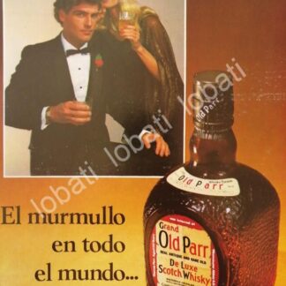 CARTEL ANTIGUO ORIGINAL DE VINOS. WHISKY OLD PARR 1976 /556