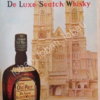 CARTEL ANTIGUO ORIGINAL DE VINOS. WHISKY OLD PARR 1966 /555