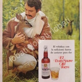 CARTEL ANTIGUO ORIGINAL DE VINOS. WHISKY OLD TORYS 1969 /536