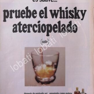 CARTEL ANTIGUO ORIGINAL DE VINOS. WHISKY SUNTORY 1967 /532