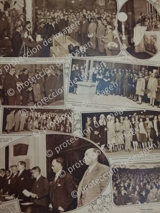 CARTEL ANTIGUO. ORTIZ RUBIO Y EXPO DE MAQUINARIA AGRICOLA ETC 1930